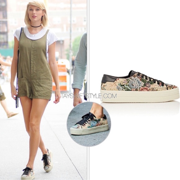 Saint Laurent tapestry flower sneakers - Picture 7 of 7